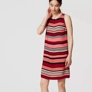 Ann Taylor Loft 15 Stripe Swing dress